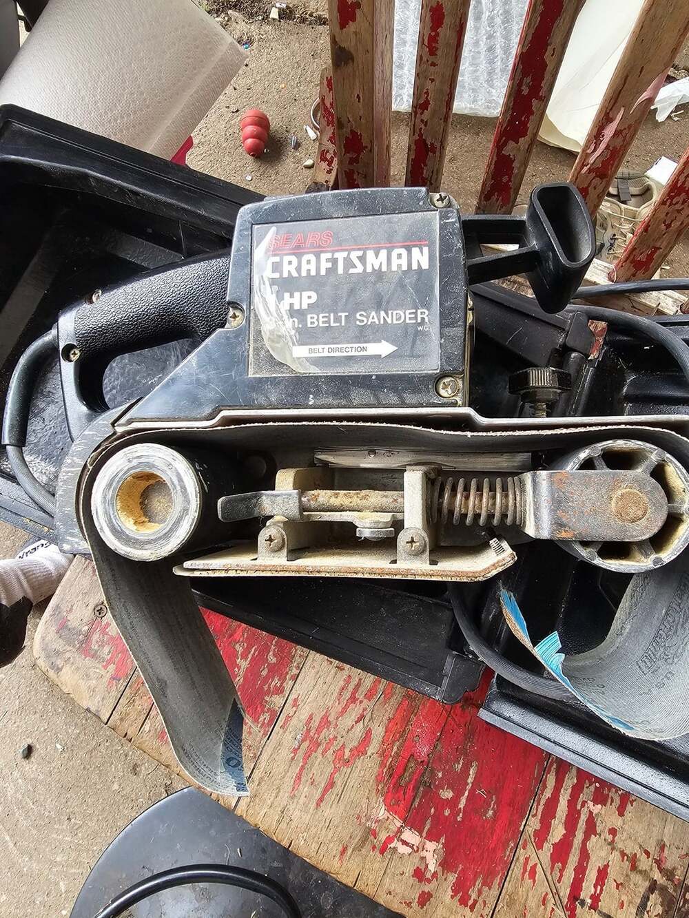 Vintage Sears Craftsman 1 HP 3 in. Belt Sander Model 315.117130